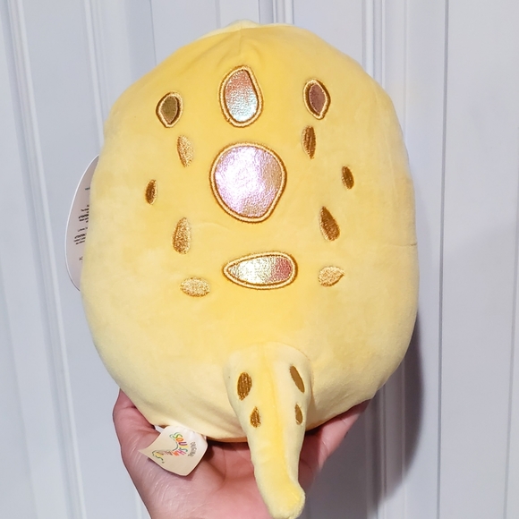 8" Squishmallow Pleyton yellow snake soft plush Kellytoy gift toy - Picture 4 of 4